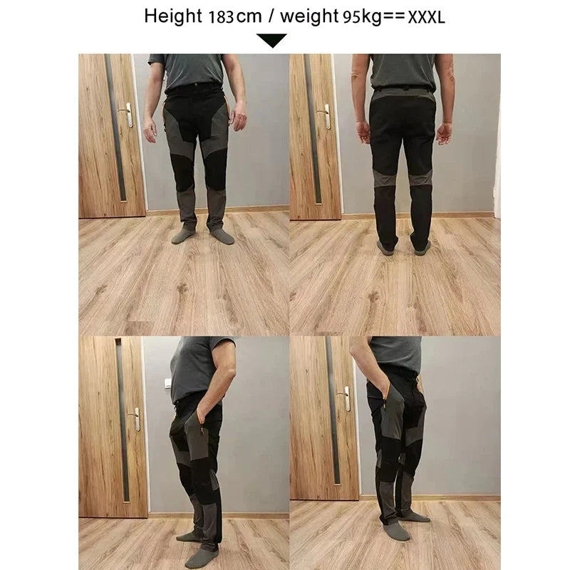 Quick Dry Hiking Pants Men Outdoor Running Camping Climbing Waterproof Mountain Trousers Stretch Lightweight Pants