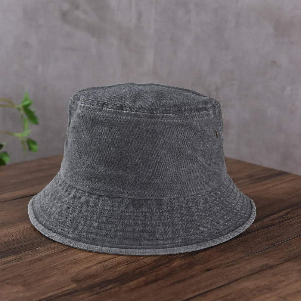 Wholesale New Bob Summer Bucket Hats Reversible Men Ladies Cotton Outdoor Sports Pull Up Fashion Panama Sun Hat Gift Wine Party