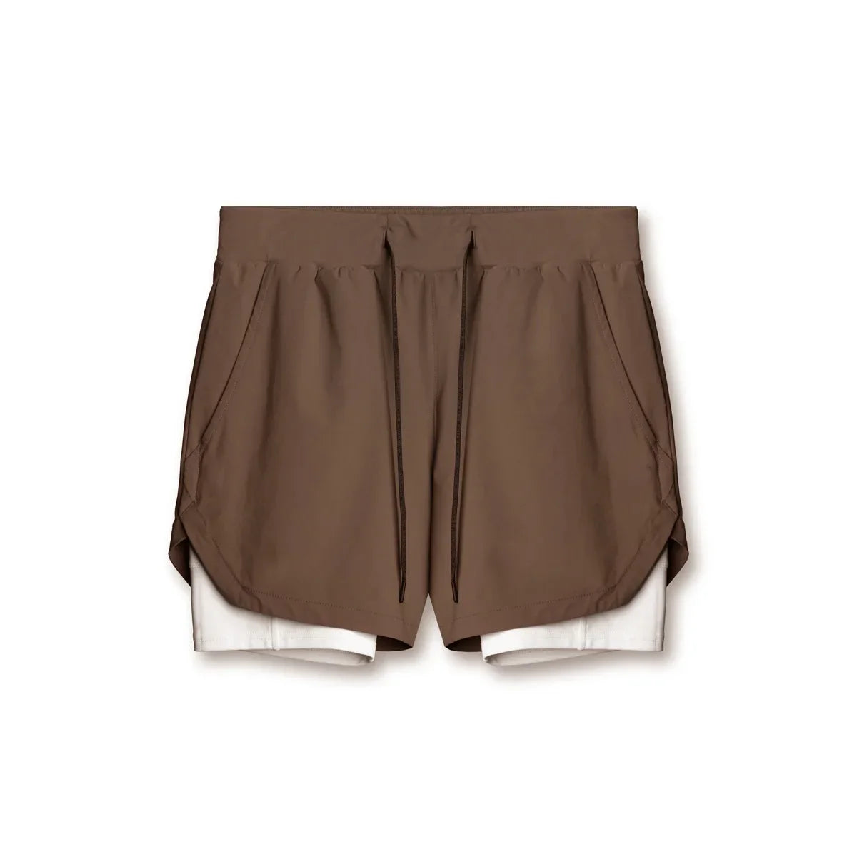 Fashion Gym Shorts for Men Clothing Casual Sweatpants Outdoor Running and Cycling Breathable Double-layer Shorts Men