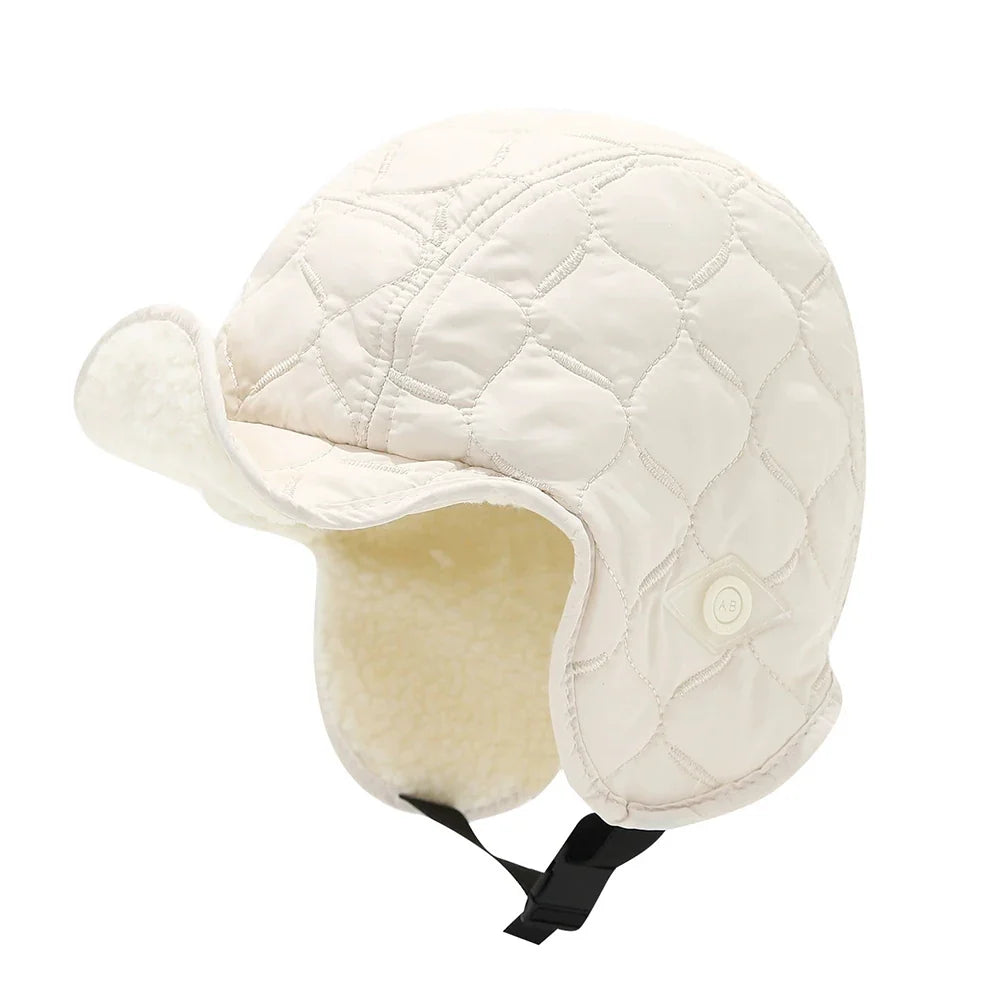 Unisex Waterproof Trapper Hat Winter Warm Reversible Earflap Bomber Cap for Skiing