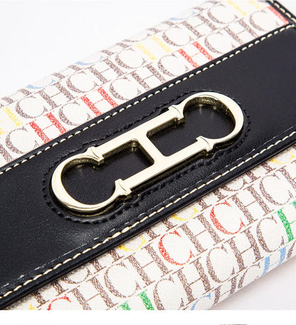 Fashionable Classic Retro Women's New Shoulder Bag PVC Material Business Office Commuter Women's Chain Bag