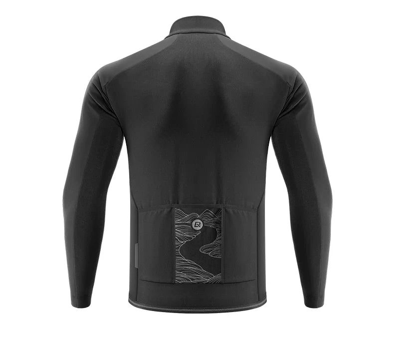 Warm Cycling Jacket Men's Coat Professional Thermal Fleece Cycling Clothing 3 Season Windproof Outdoor Sports Jacket