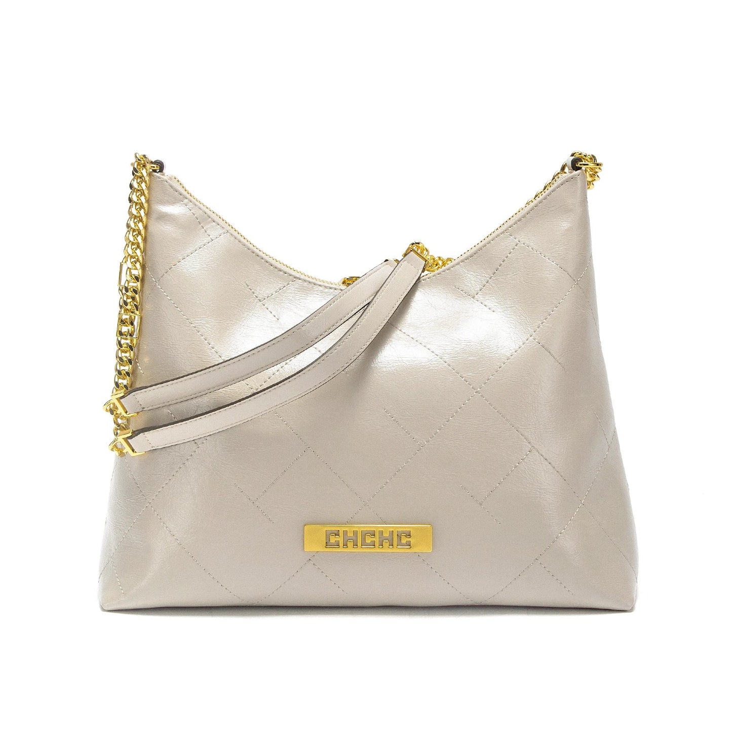 Women's Handbag New Silver Tote Bag Classic Car Seam Handheld Chain Bag