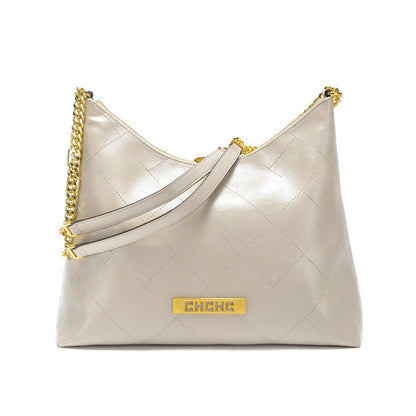 Women's Handbag New Silver Tote Bag Classic Car Seam Handheld Chain Bag