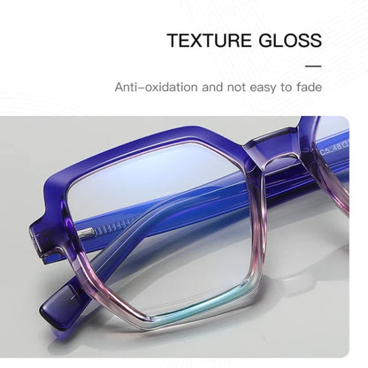 Oversise Women Myopia Prescription Glasses Hyperopia Reading Glasses Anti Blue Light Optical Eyeglasses Frame PFD2143