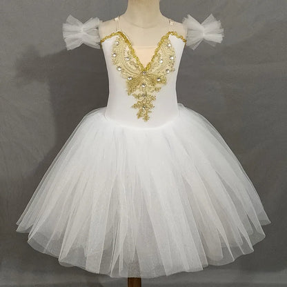 Fashion Children's Day Ballet Dress Kids Tutu Puffy Dance Wear Princess Dresses Girls Summer Performance Clothes Girl Vestidos