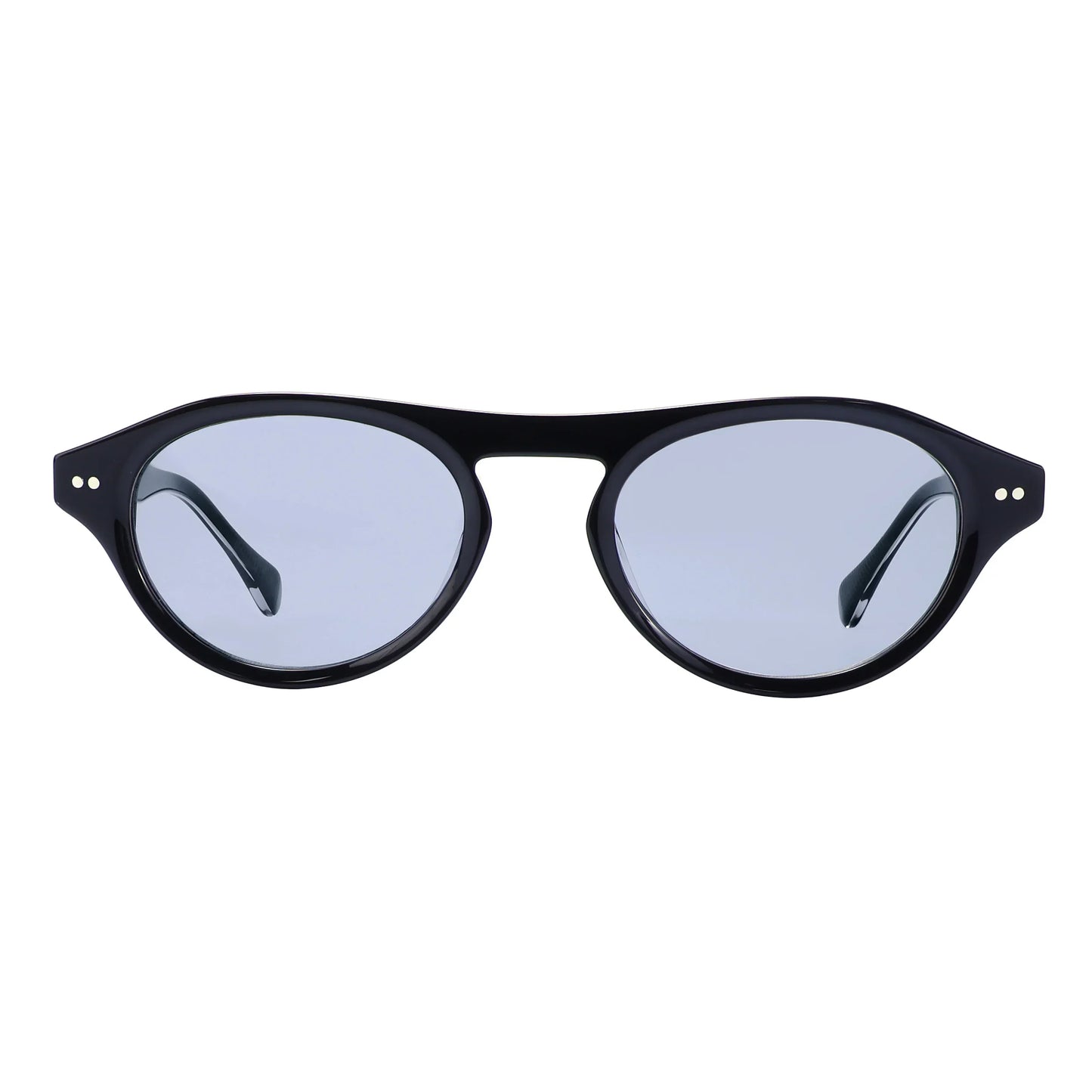Vintage Black Acetate Sunglasses Women Retro Rivet Oval Sun Glasses Designer Engraved Shades UV400 Luxury Eyewear