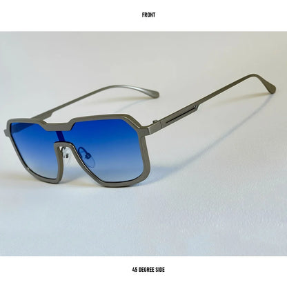 UV400 Protection Sunglass Men Luxury Steampunk Sunglasses Women Trendy One Pieces Fashion Glasses Gafas De Sol Hombre Zonnebril