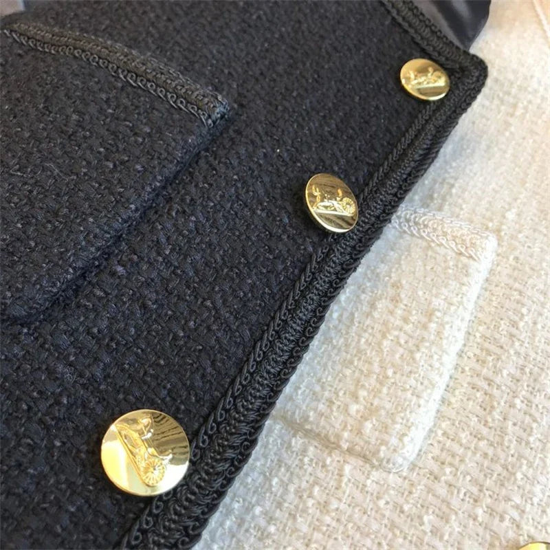 Women's Suit Coat 2025 Spring Autumn Temperament Versatile Ladies Woolen Blazer Jacket Casual Loose Lady Blazer Outerwear