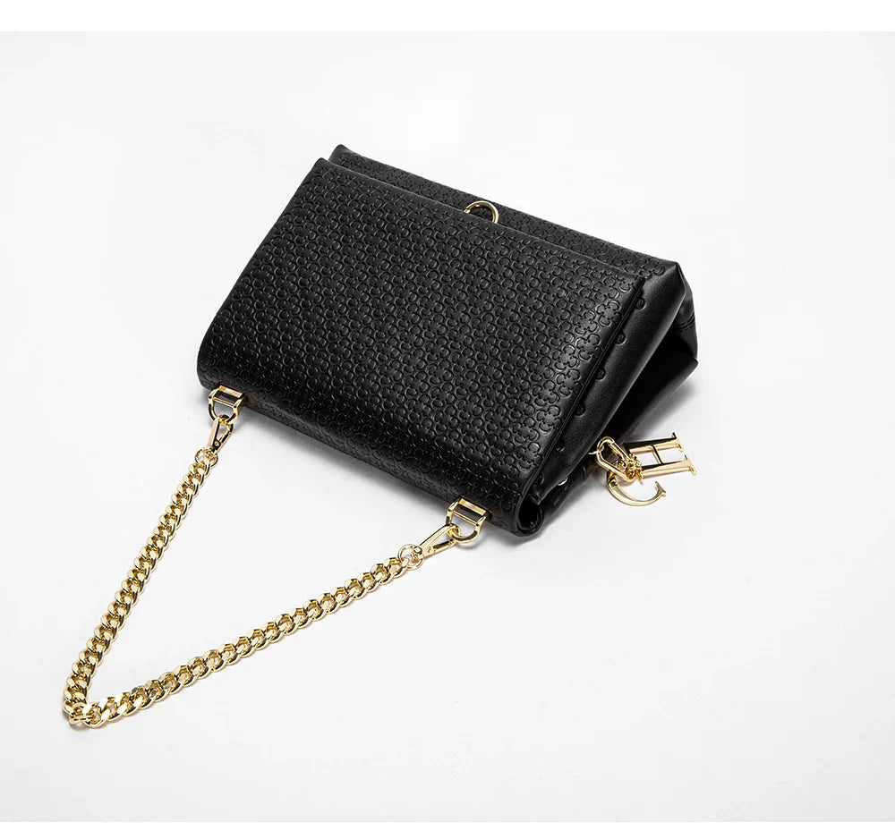 Women's Bag Popular Vintage Style Fashion Classic Printed Female Shoulder Bag Simple and Elegant Basic Ladies Commuting Handbag