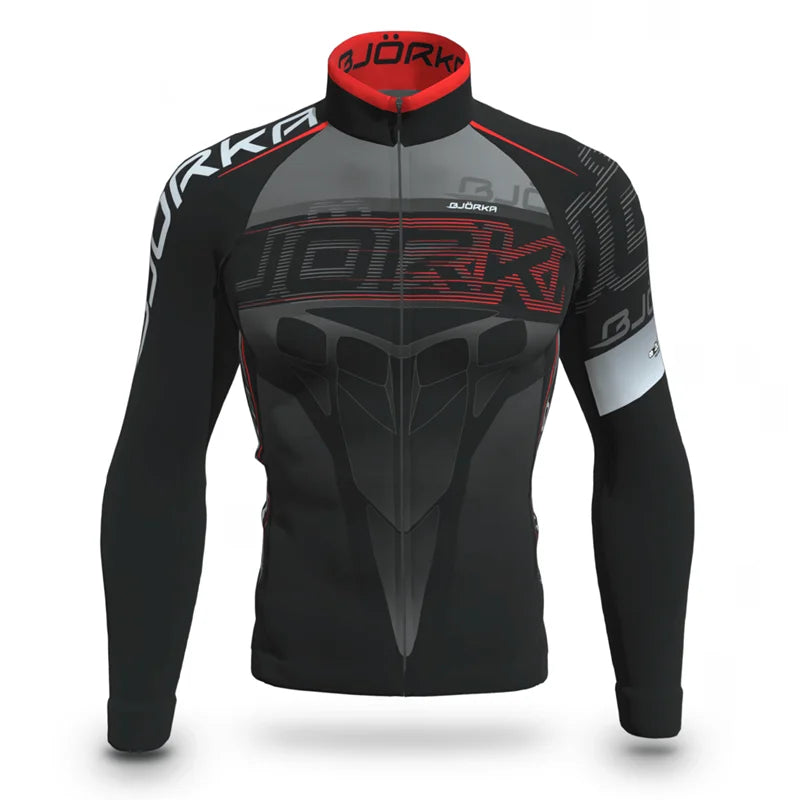 Winter Cycling Thermal Fleece Long Sleeve Jerseys Chamarras De Hombres Men's Pro Team Bicycle Jackets 3 Rear Pockets Coat