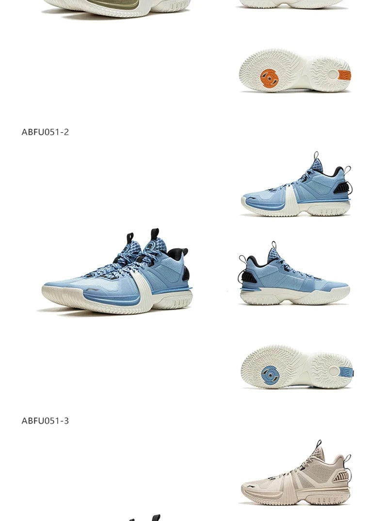 Men's BAD5 STORM 2024 WNTR Outdoor Basketball Shoes LIGHT FOAM PLUS Cushion TUFF OS Wearable LiNing Sneakers ABFU051