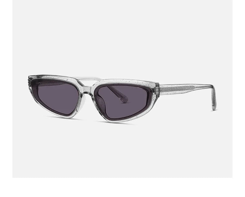 Ultra Light Personality Acetate Man Cat Eye Sunglasses Small Size Brand Designer Fashion Retro Women Decoration Sun Shades UV400