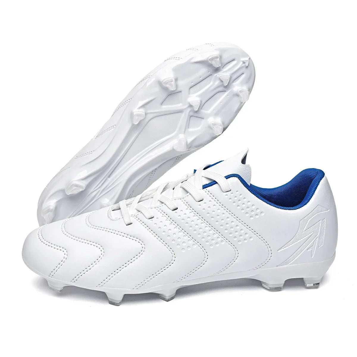 AG/FG Soccer Boots Unisex Youth Adult PU Fabric Upper TPU Sole Non-Slip Wear-Resistant Outdoor Sports Pitch