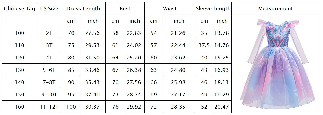 Wicked Cute Pink Dress for Girls 2-12 Yrs Halloween Wizard Glinda Costume for Good Movie Role Playing Outfit Carnival Apparel