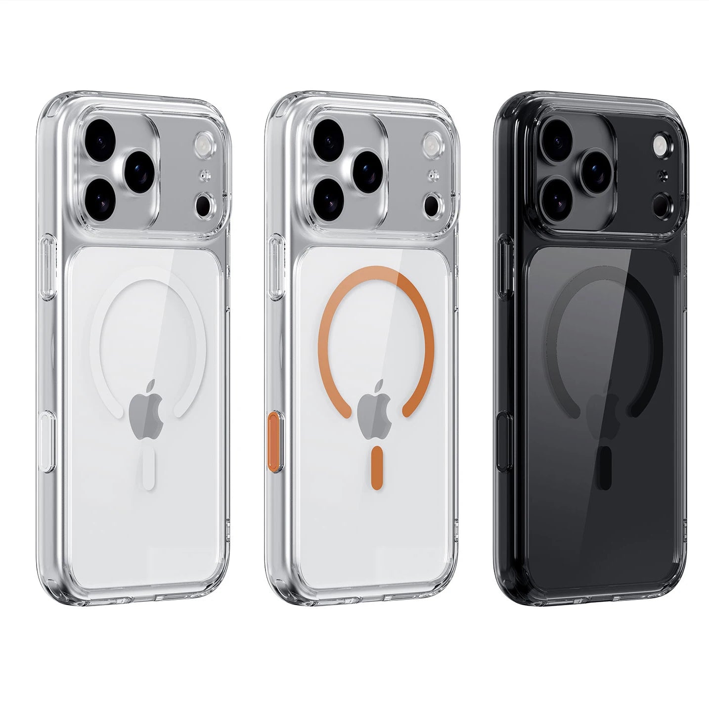 Touch Camera Button Original Clear for Magsafe Case For iPhone 17 Air 17Pro 17Pro Max Wireless Charge Shockproof Hard Cover