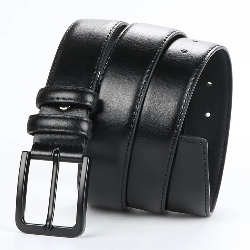 men's leather pin buckle casual retro leather belt youth jeans belt, Father's Day Gift