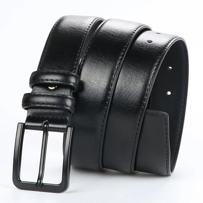 men's leather pin buckle casual retro leather belt youth jeans belt, Father's Day Gift