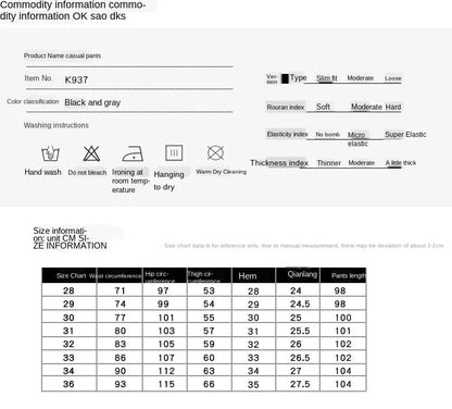 Woolen Dress Pants Formal Office Suit Pants Men Slim British Style Wool Business Black Gray Dress Trousers