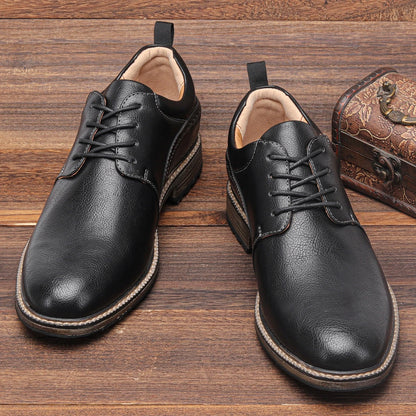 40-46 Size Men's Casual Leather Shoes Comfortable Fashion Brand 2025 Trendy Footwear