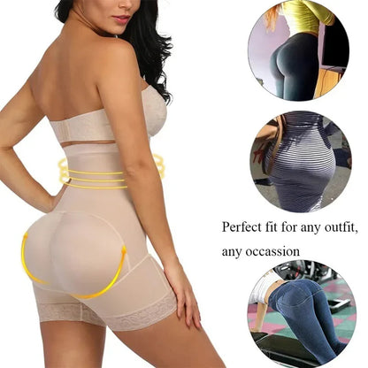 Fajas Colombianas Butt Lifter Shapewear High Waist Tummy Control Panties Waist Trainer Body Shaper