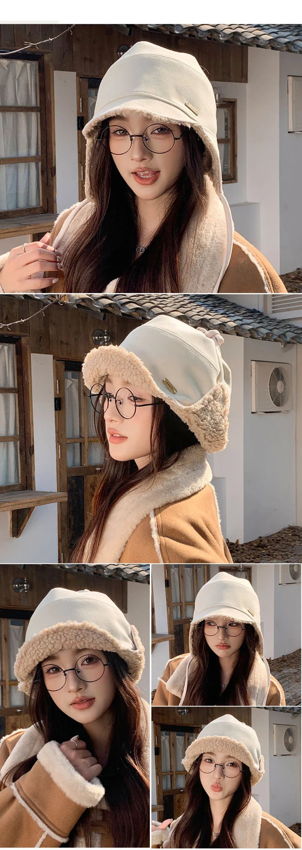 Russian Hat New Thick Warm Lamb Fleece Winter Hats for Men Women Windproof Trapper Ski Earflap Cap Male Female Bombet Hat