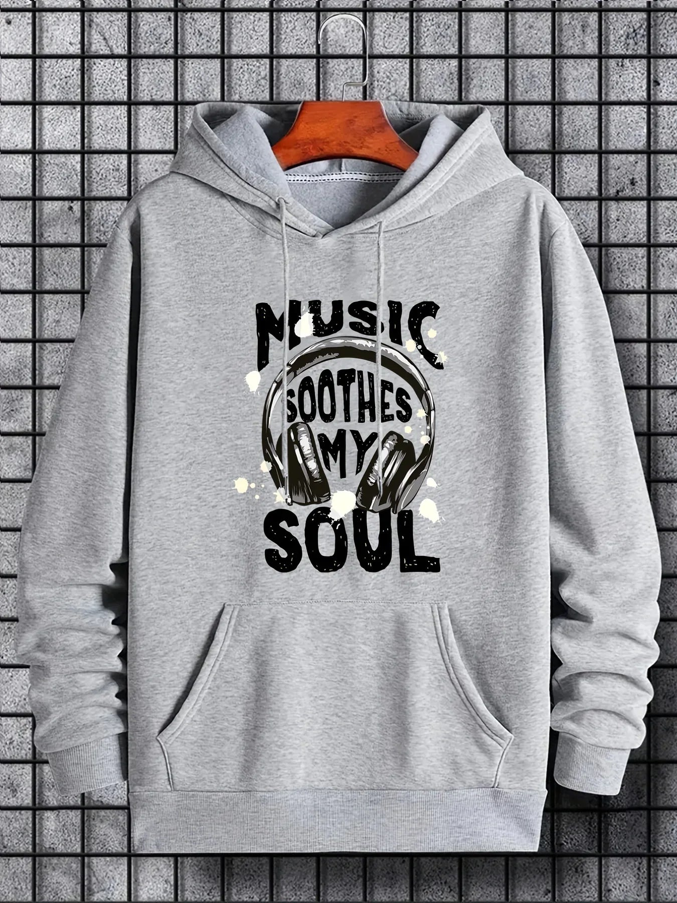 College style sports hoodie innovative fashion letter print autumn and winter plus fleece hoodie suitable for men and women