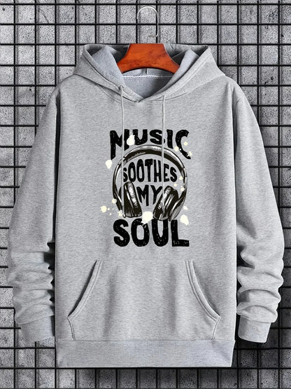College style sports hoodie innovative fashion letter print autumn and winter plus fleece hoodie suitable for men and women