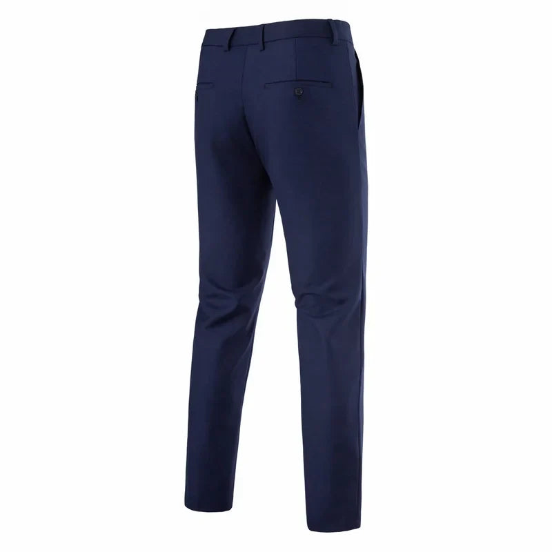 Mens Slim Fit Dress Pants Flat Front Wrinkle Free Suit Pants Business Dress Pants Classic Business Casual Pants