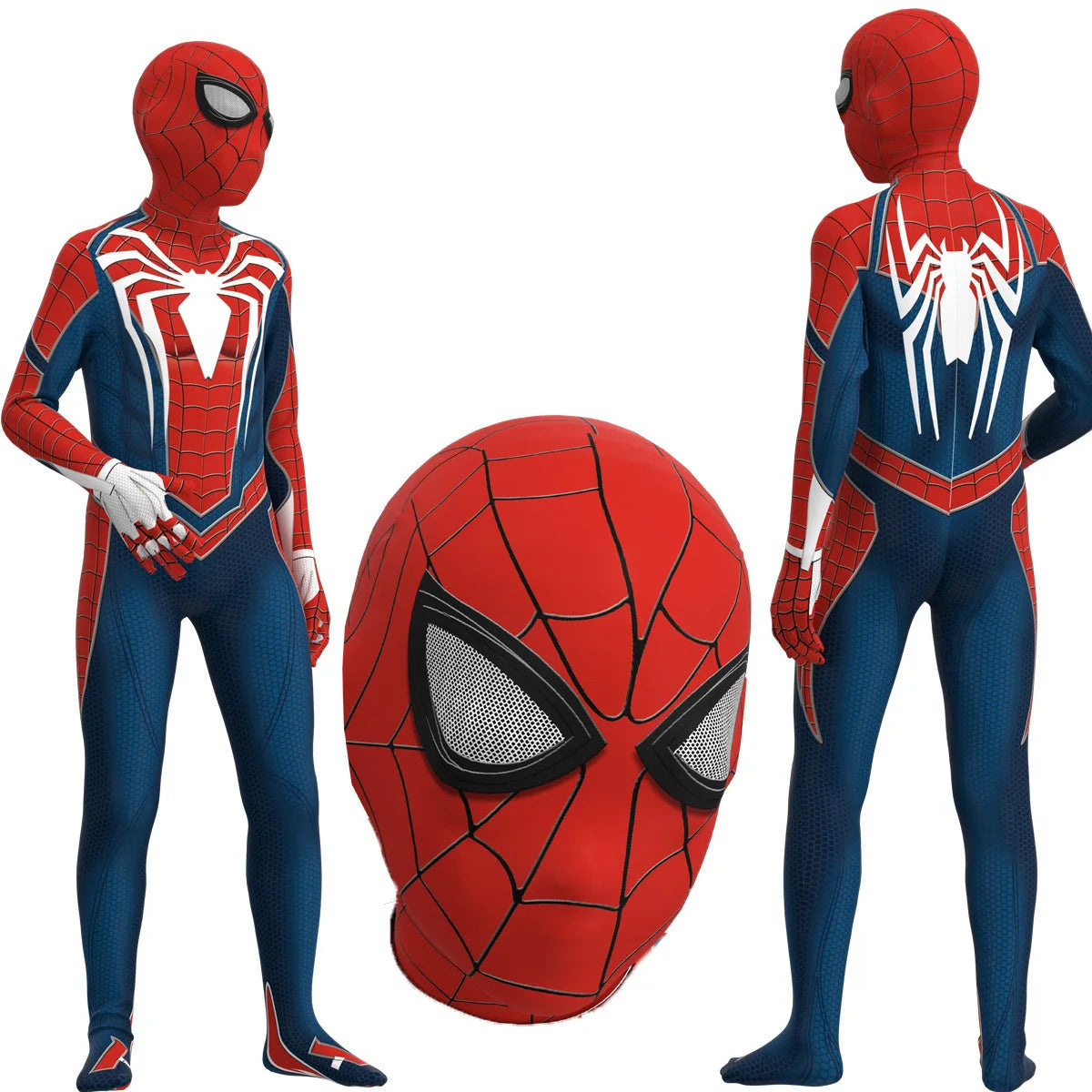 Cosplay Deadpool Costume Kids High Quality Spider-Man Child Halloween Cosplay Costume Deadpool Sword Set Adult Bodysuit Costume