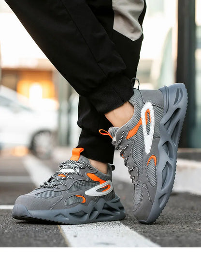 6KV Insulation Blocking Current Work Safety Shoes For Men Lightweight Indestructible Anti-smash Sneakers Steel Toe Cap Boots