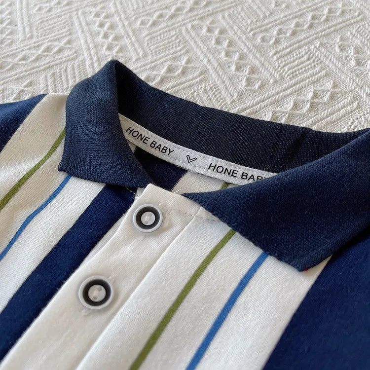 New Summer Baby Boys Clothes Suit Children Short Sleeved Striped T-Shirt Shorts 2Pcs/Sets Infant Casual Costume Kids Tracksuits
