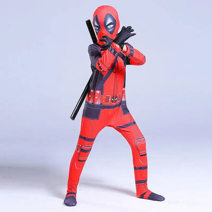 Superhero Costume Kids Super Hero Child Cosplay Costume Sword Kids Jumpsuit Girls Boy Costume For Child Halloween Carnival Suit