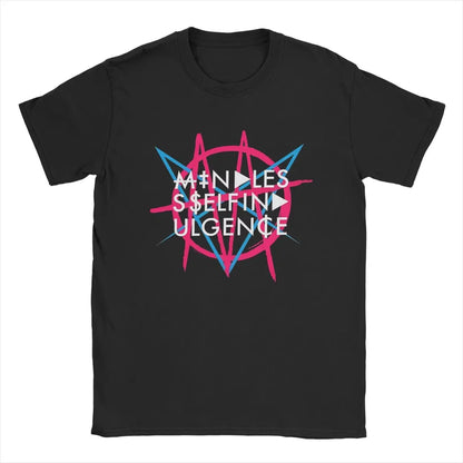 2025 Vintage Mindless Self Indulgence Idol T-Shirt Men Crewneck Cotton T Shirt Punk Band Music Short Sleeve Tee Summer Tops