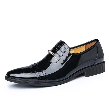 Oxford Shoes Men's Luxury Wedding Shoe Pointed Toe Dress Shoes for Men Classic Business Men Leather Shoes