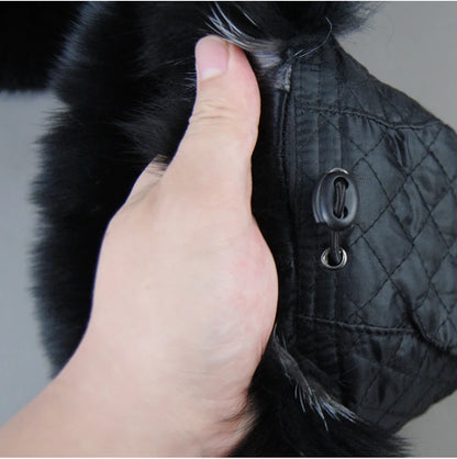 Hot Sale Lady Winter Warm Luxury 100% Natural Fox Fur Hat Fashion Fluffy Fox Fur Rex Rabbit Fur Caps Women Real Fur Bomber Hats
