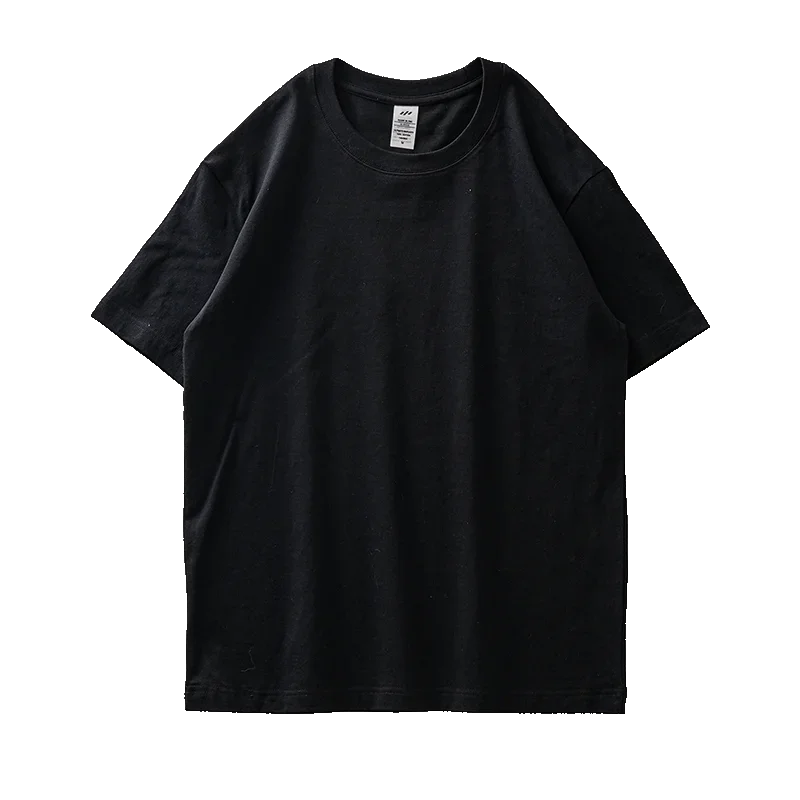8.1Oz 230gsm Men's Pure Cotton T Shirts 2025 Summer New Oversizes Solid Color T-Shirts for Men and Women Customizable