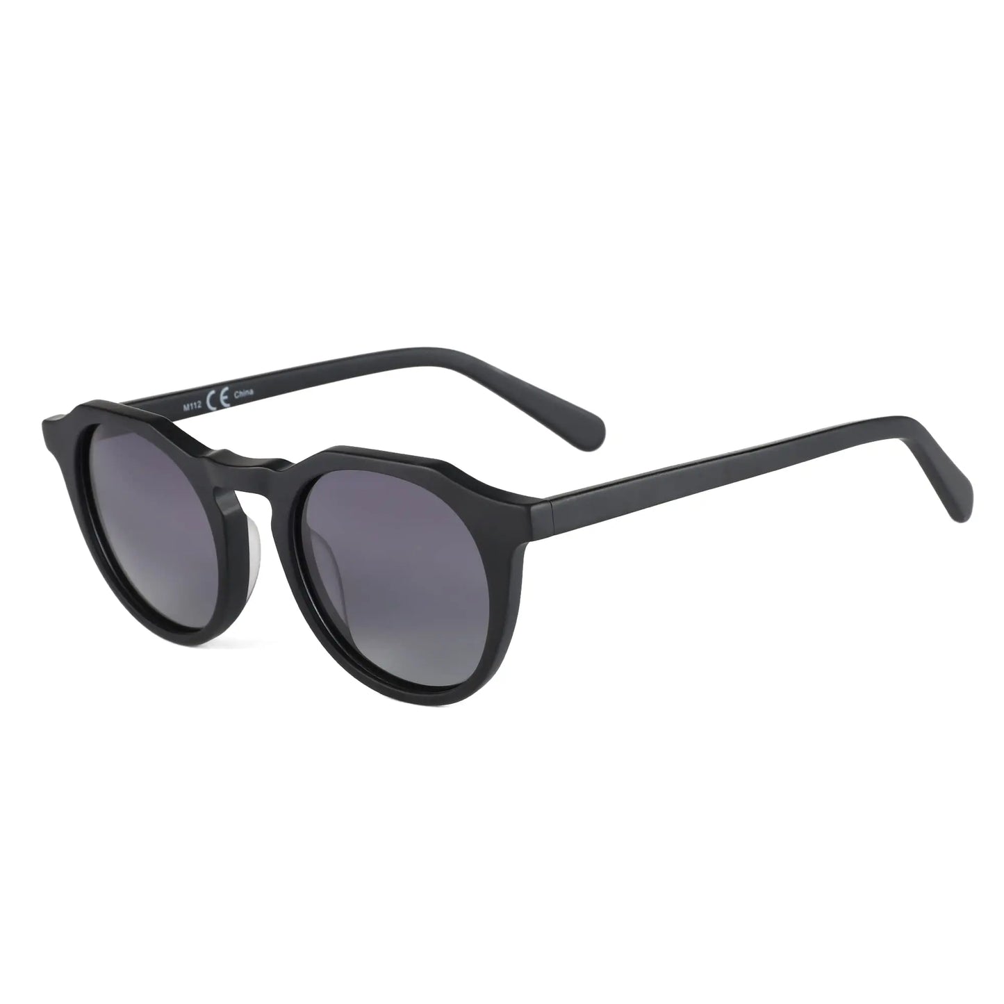 Vintage Round Polarized Sunglasses for Men Women UV400 Protection Sun Glasses