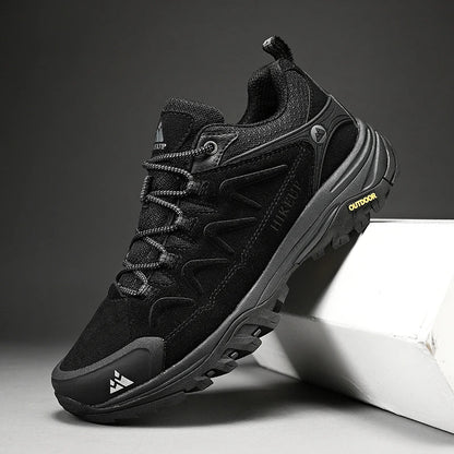 Leather Men Shoes for Men's Casual Shoes Fashion Waterproof Winter Luxury Designer Brand Work Boots Man Non-slip Sneakers