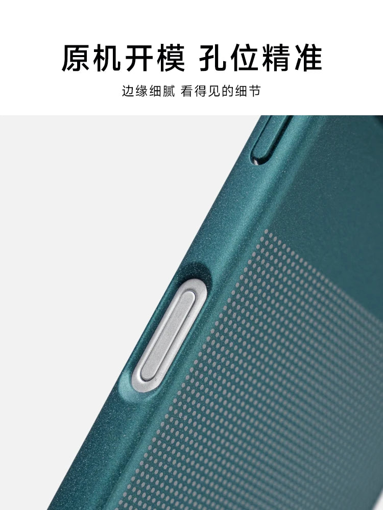 Stylish Bare-feel Sandstone Anti-Slip Magnetic Phone Case For IPhone 17Pro Max 16 15 For MagSafe Charge Beat PC Hard Cover Funda