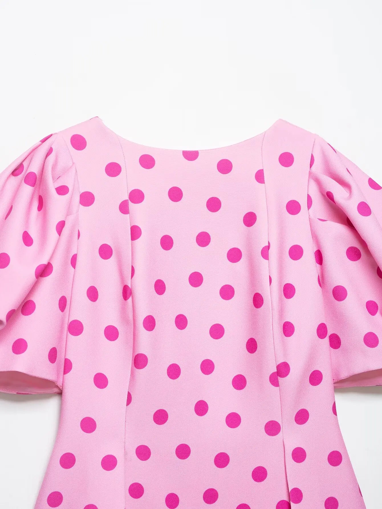 Women's Polka Dot Shirt with Ruff Sleeve New 2026 Spring Casual Button Sleeveless Women Tops Simple Lady Shirts & Blouses