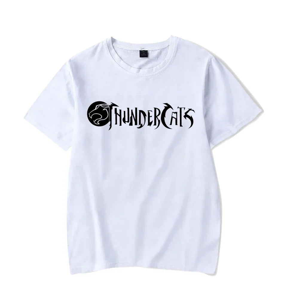 Luminous T-shirt Mens Fashion Casual Short Sleeve Round Neck Tops Mens Clothing Hipster Glowing ThunderCat T-shirt