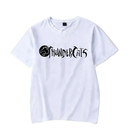 Luminous T-shirt Mens Fashion Casual Short Sleeve Round Neck Tops Mens Clothing Hipster Glowing ThunderCat T-shirt