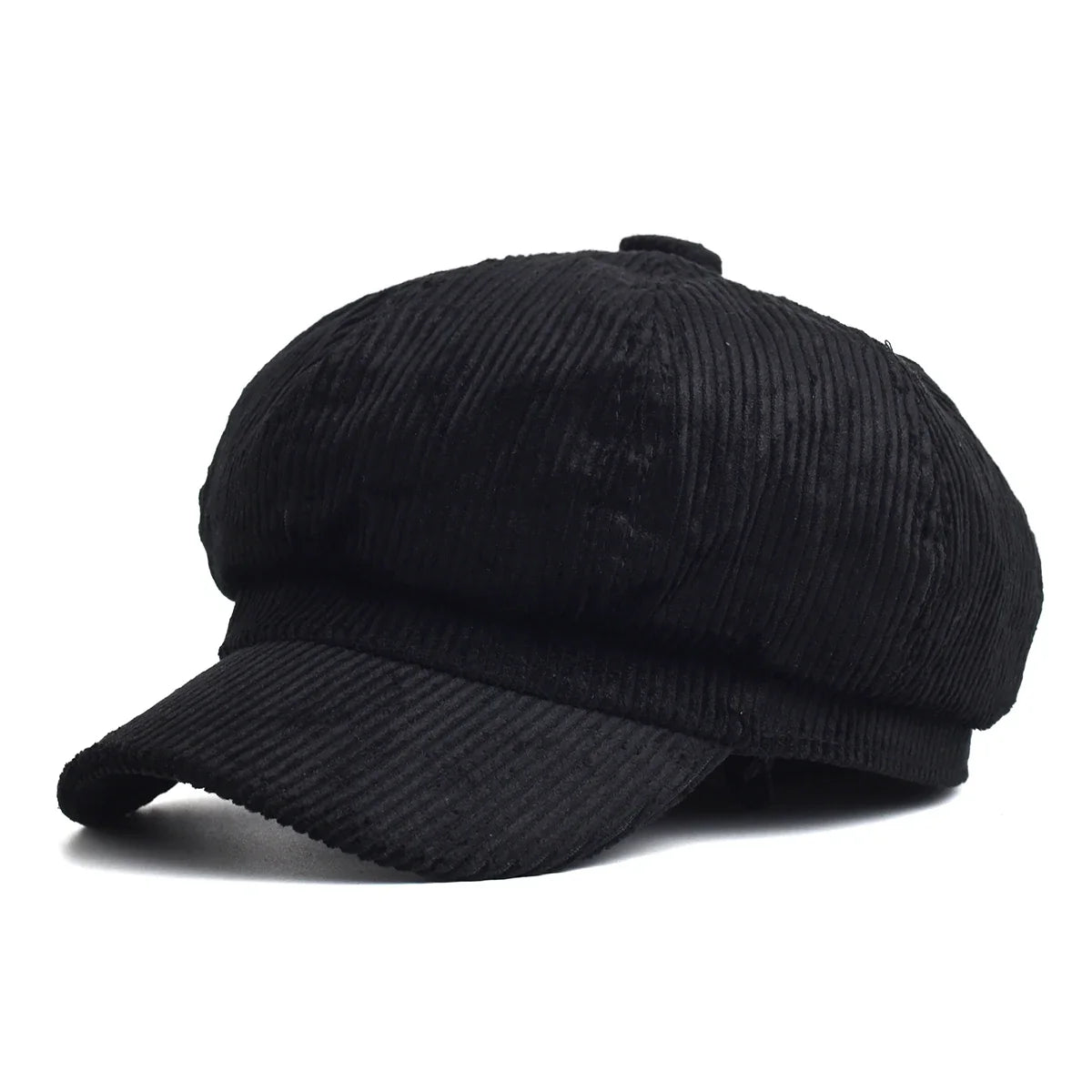 Vintage English Newsboy Cap - Women's Octagonal Beret | Baker Boy Hat for Autumn & Winter