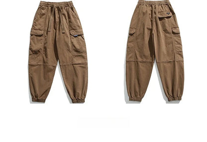 High Quality Cotton Cargo Pants For Men Japanese Streetwear Plus Size Tactical Pants Harajuku Casual Joggers Fashion Trousers
