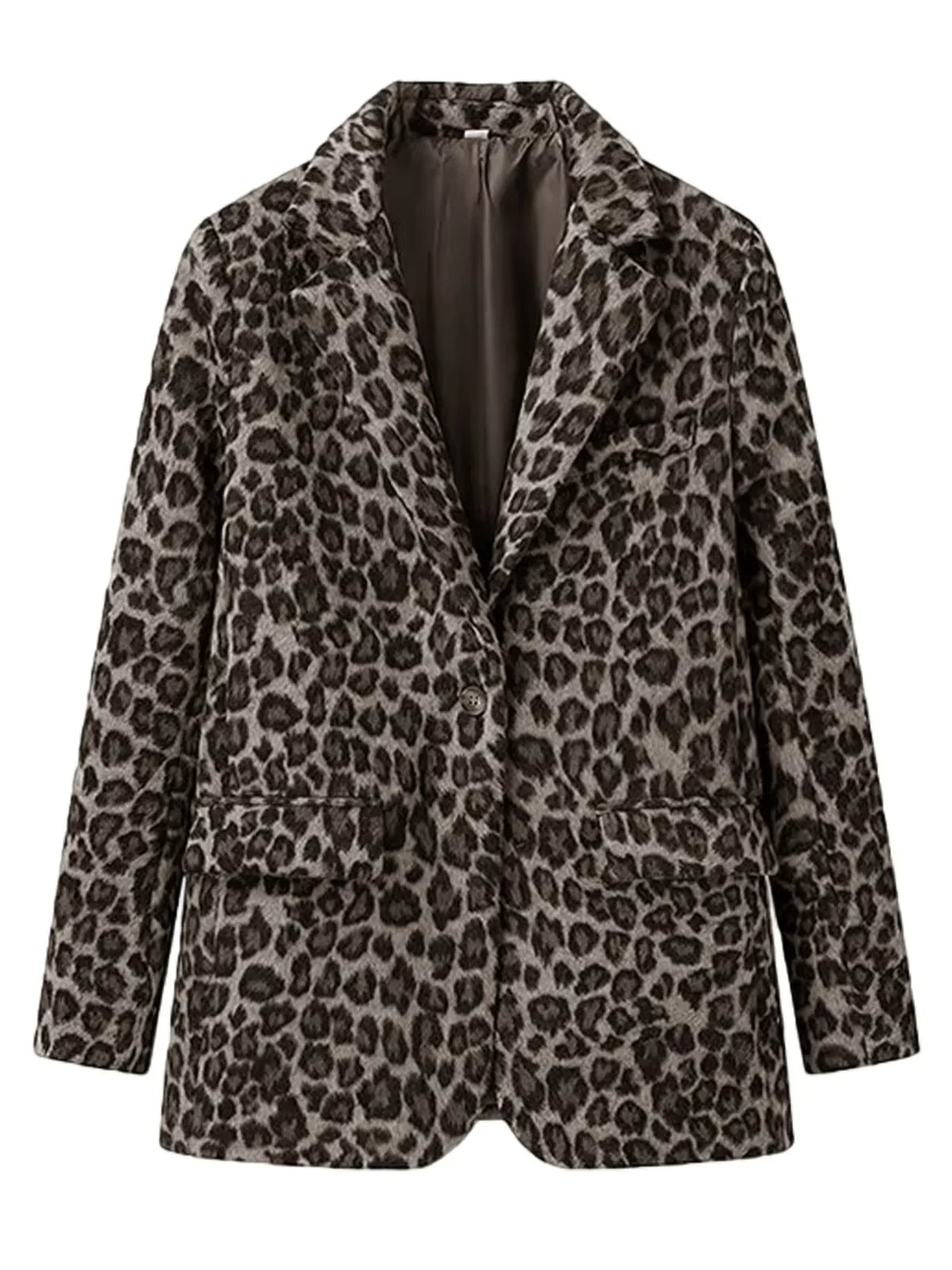 Men's Suits Leopard Blazer Luxury Casual Peak Lapel Single Breasted Slim Fit 1 Piece Jacket Party Handsome Customized Sport Coat