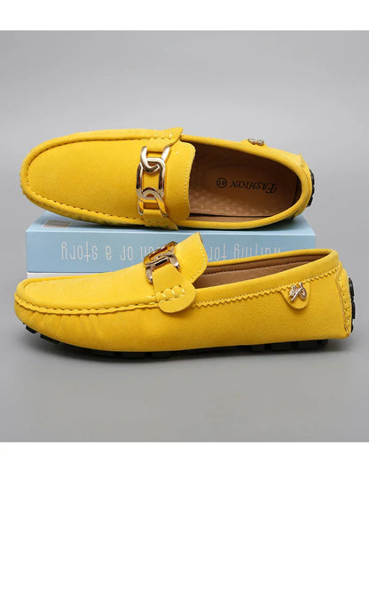 2025 New Handmade Beanie Shoes Men's Soft Sole Slip-On Casual Lazy Shoes Breathable Trbottomy Easiest for Match Large Size