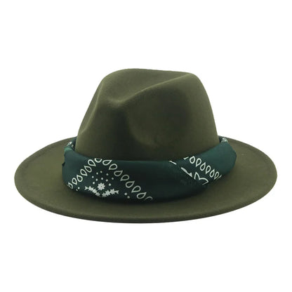 Hats for Women Fedoras Felted Hat Men Women Band Western Cowboy Jazz Caps Dancer Outdoor Women Fedora Hat шляпа женская шляпа