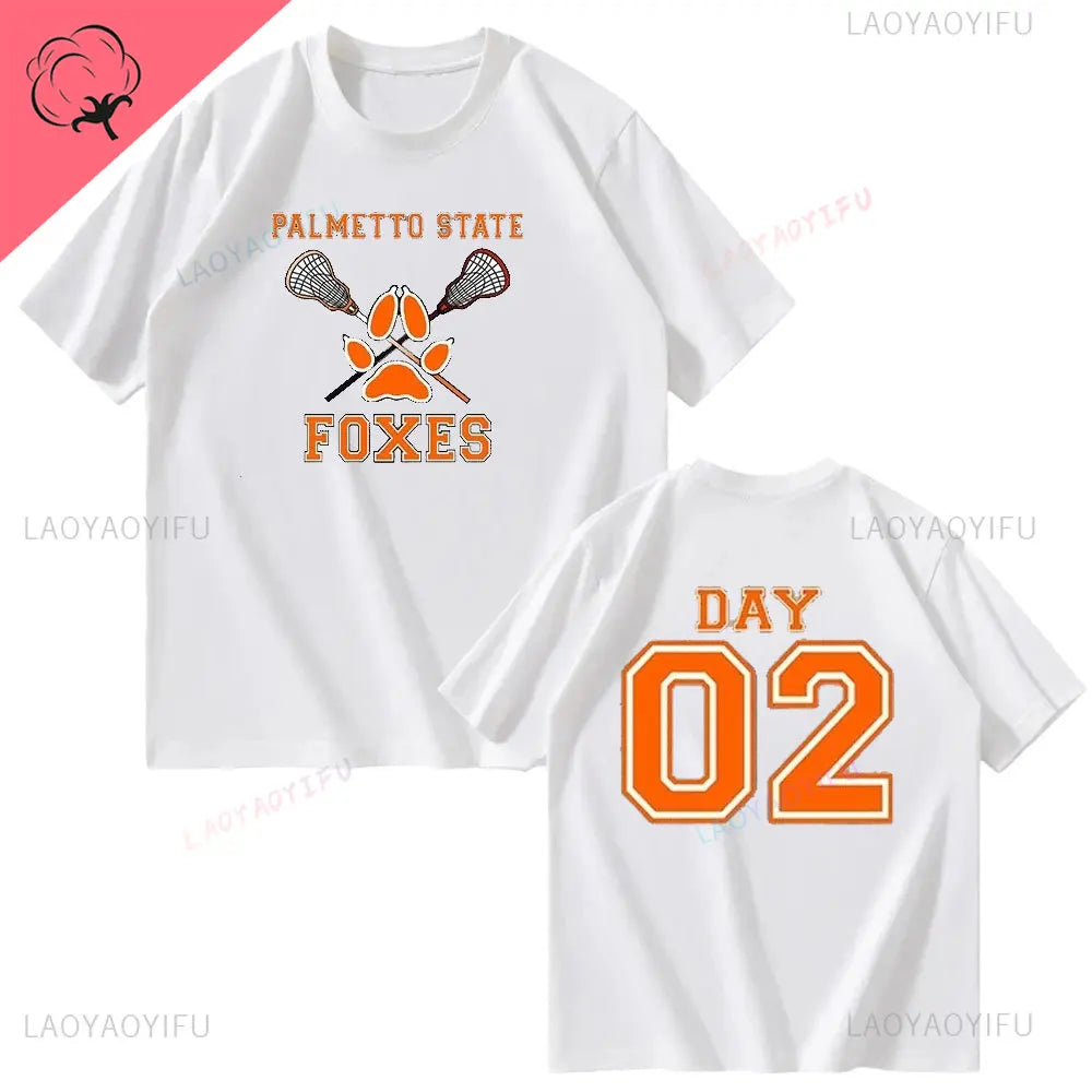 All for The Game Palmetto State Foxes Andrew Minyard Cotton High Quality EU Size Tops Men T-Shirt Y2k Unisex Harajuku Clothing