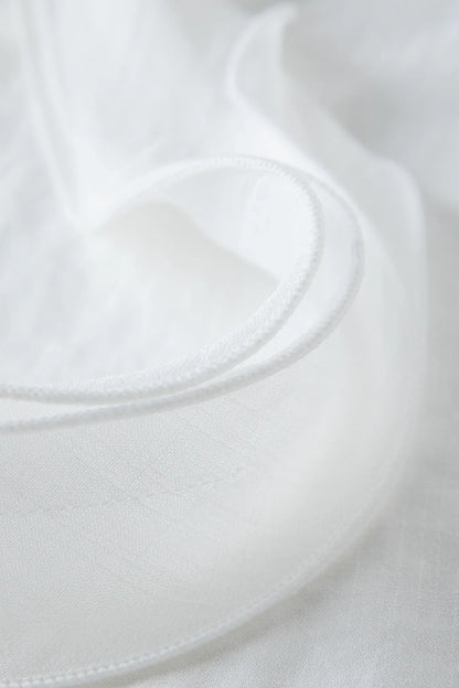 Autumn Elegant Blouse 2025 Asymmetric Flounce Shirt V-Neck Korean Style Chic Design Office Lady Women's Casual Shirt